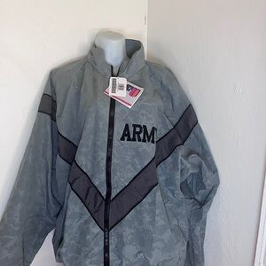 U.S. Army Gray and Black Men's Military Jacket XL